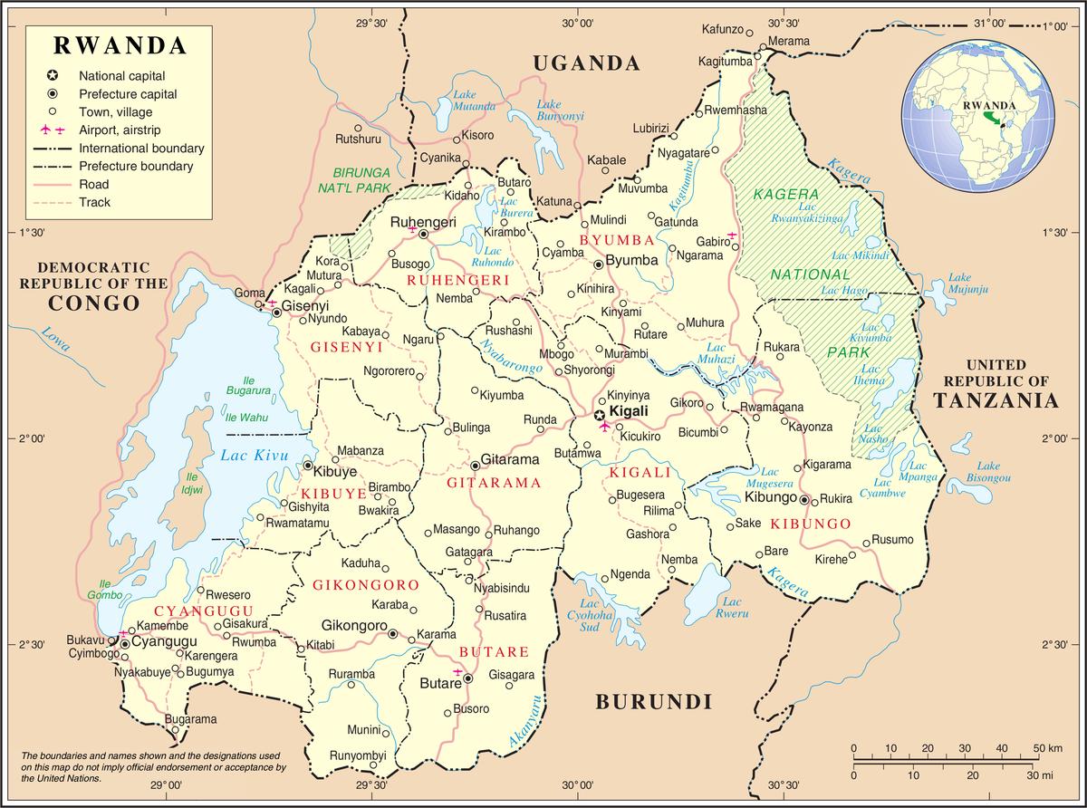 地図のルワンダ周辺国 地図地図のルワンダ周辺諸国 東アフリカ アフリカ